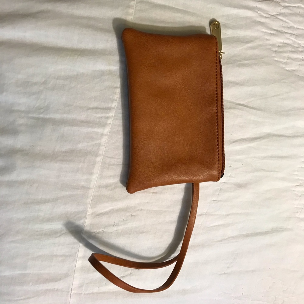Brown Faux Leather Wallet/Coin Purse